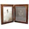 Expressions™ 2 Opening 5" x 7" Walnut & Silver Hinged Collage Frame by Studio Décor®